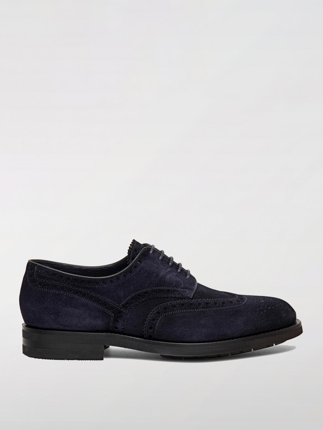 Brogue Shoes SANTONI Men color Blue