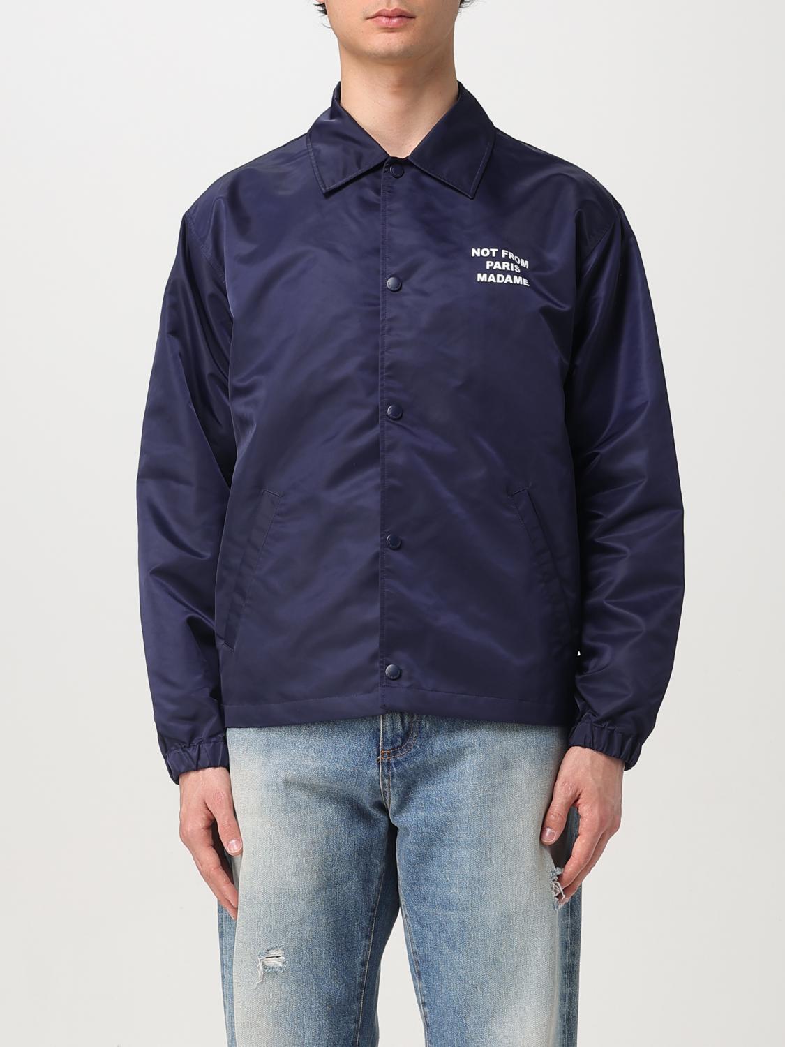 Drôle De Monsieur La Veste Slogan By Drole De Monsieur In Navy