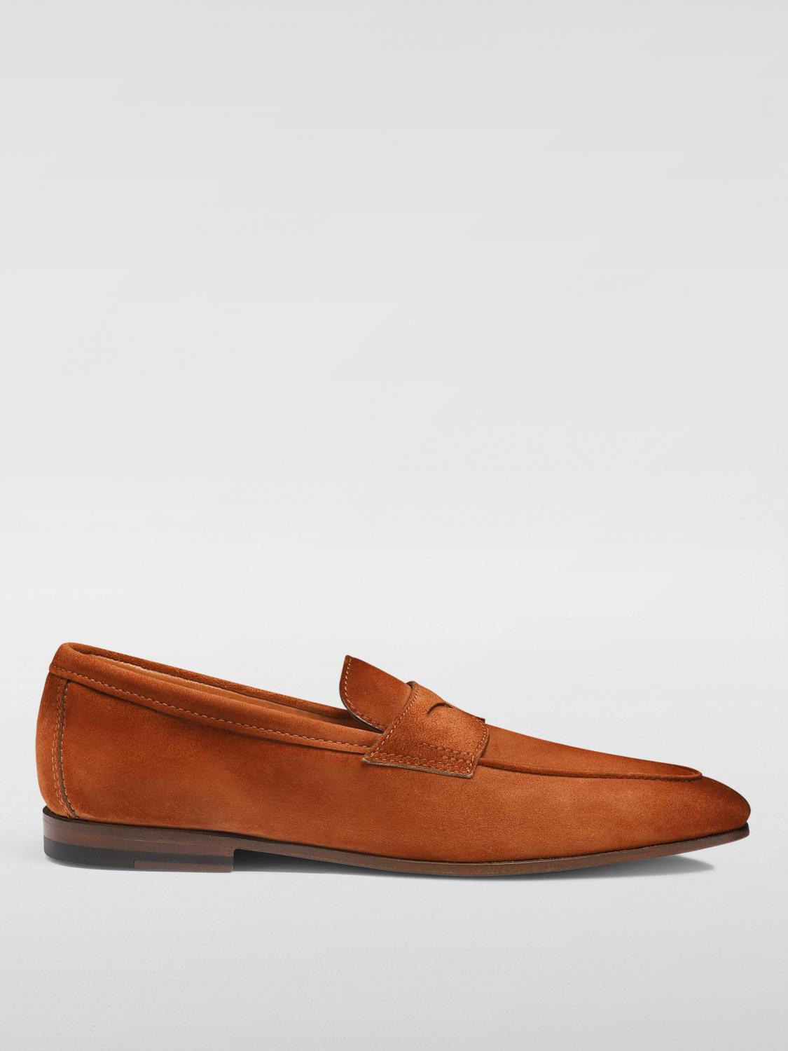 Santoni Loafers Men Color Orange In Orange