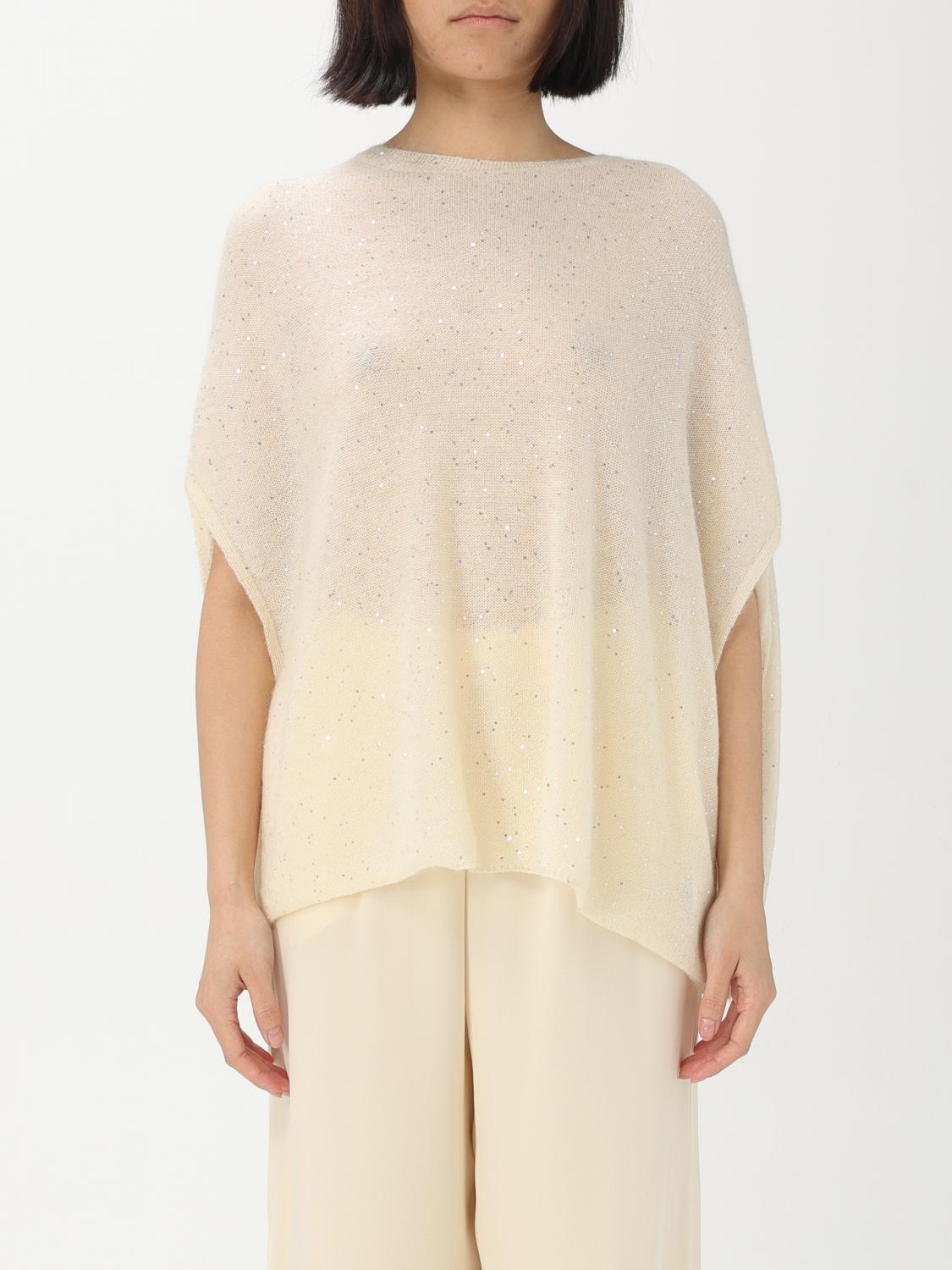 Fabiana Filippi Sweater  Woman Color Mastic In Mastik
