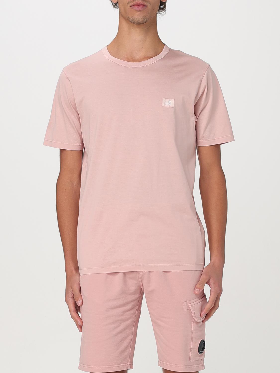 C.p. Company T-shirt  Men Color Pink In Pink