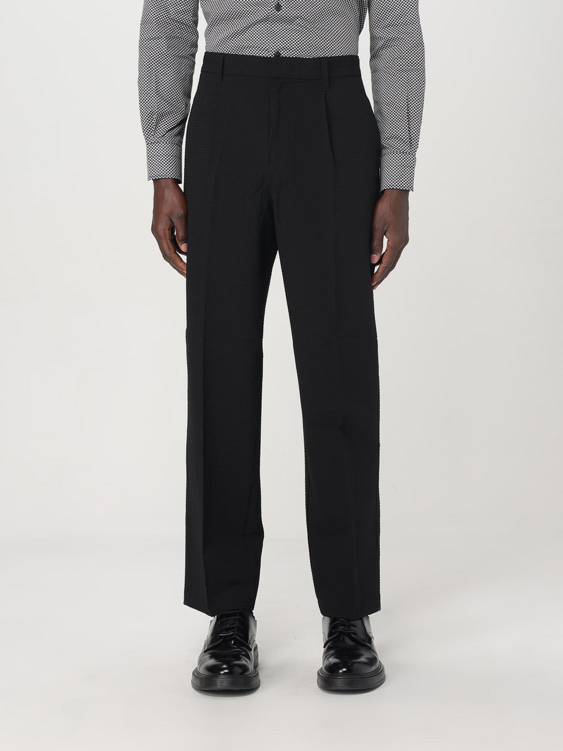 Emporio Armani Pants Men Color Black In Black