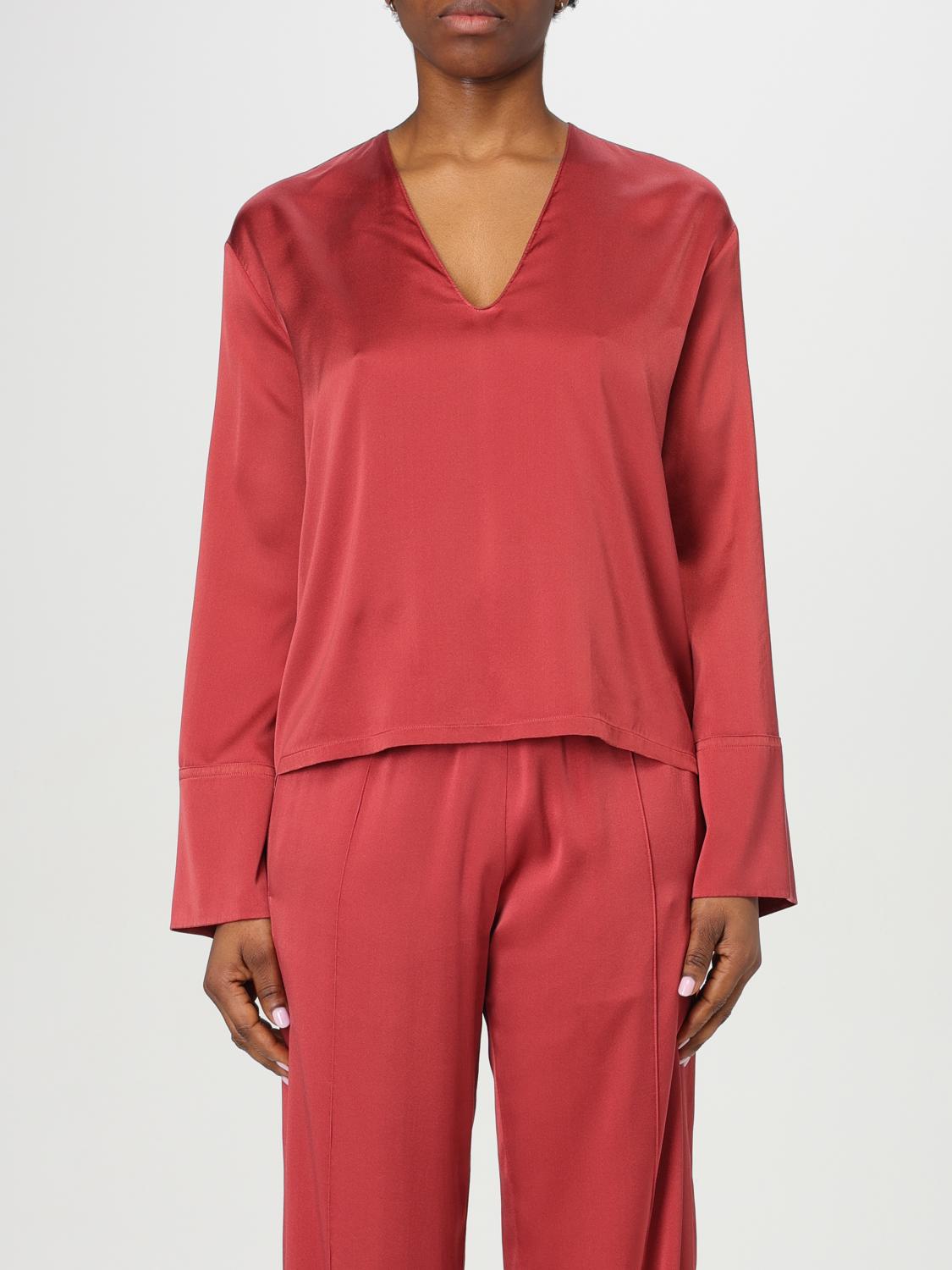 Shop Forte Forte Top Woman Color Burnt