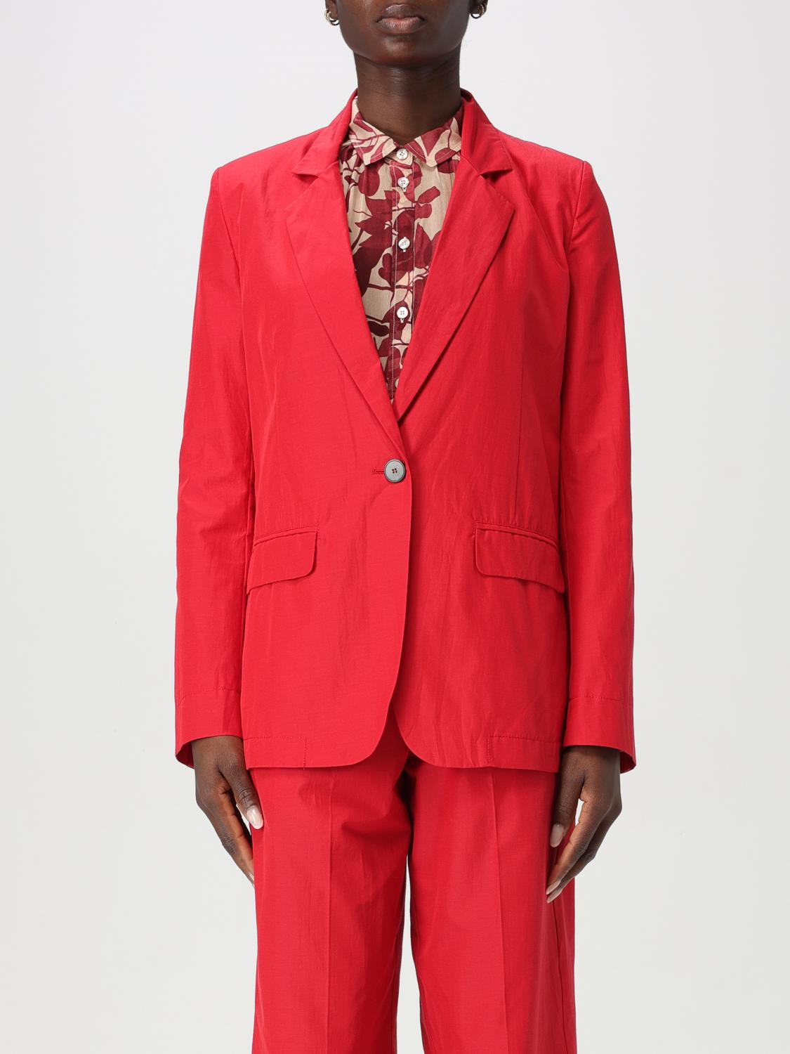 Shop Forte Forte Blazer Woman Color Red