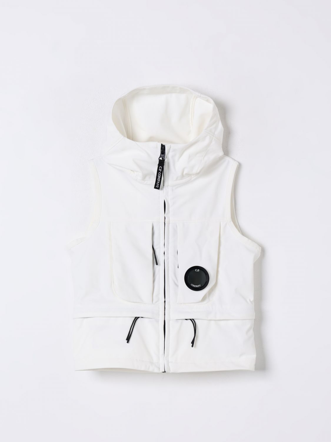 C.p. Company Waistcoat C. P. Company Kids Color White In White