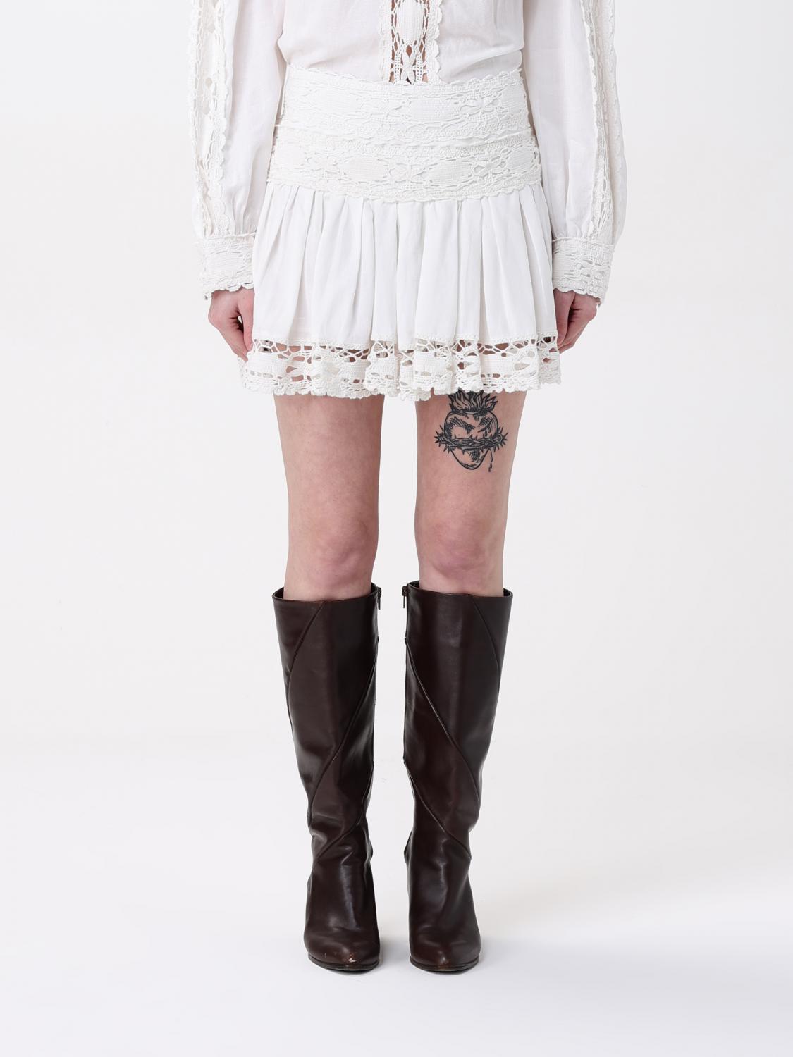 Isabel Marant Étoile Skirt Isabel Marant Etoile Woman Color White In White