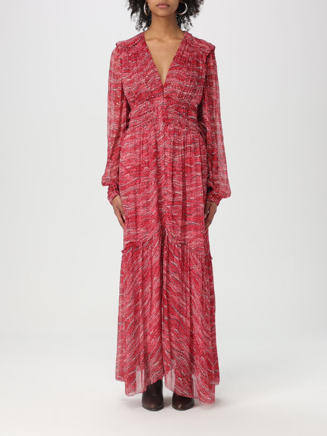 Shop Isabel Marant Étoile Dress Isabel Marant Etoile Woman Color Red