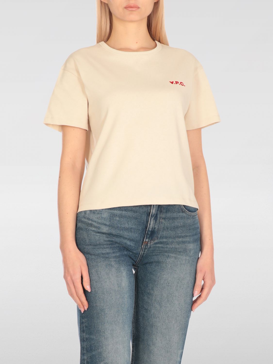 Apc T-shirt A. P.c. Woman Color Beige