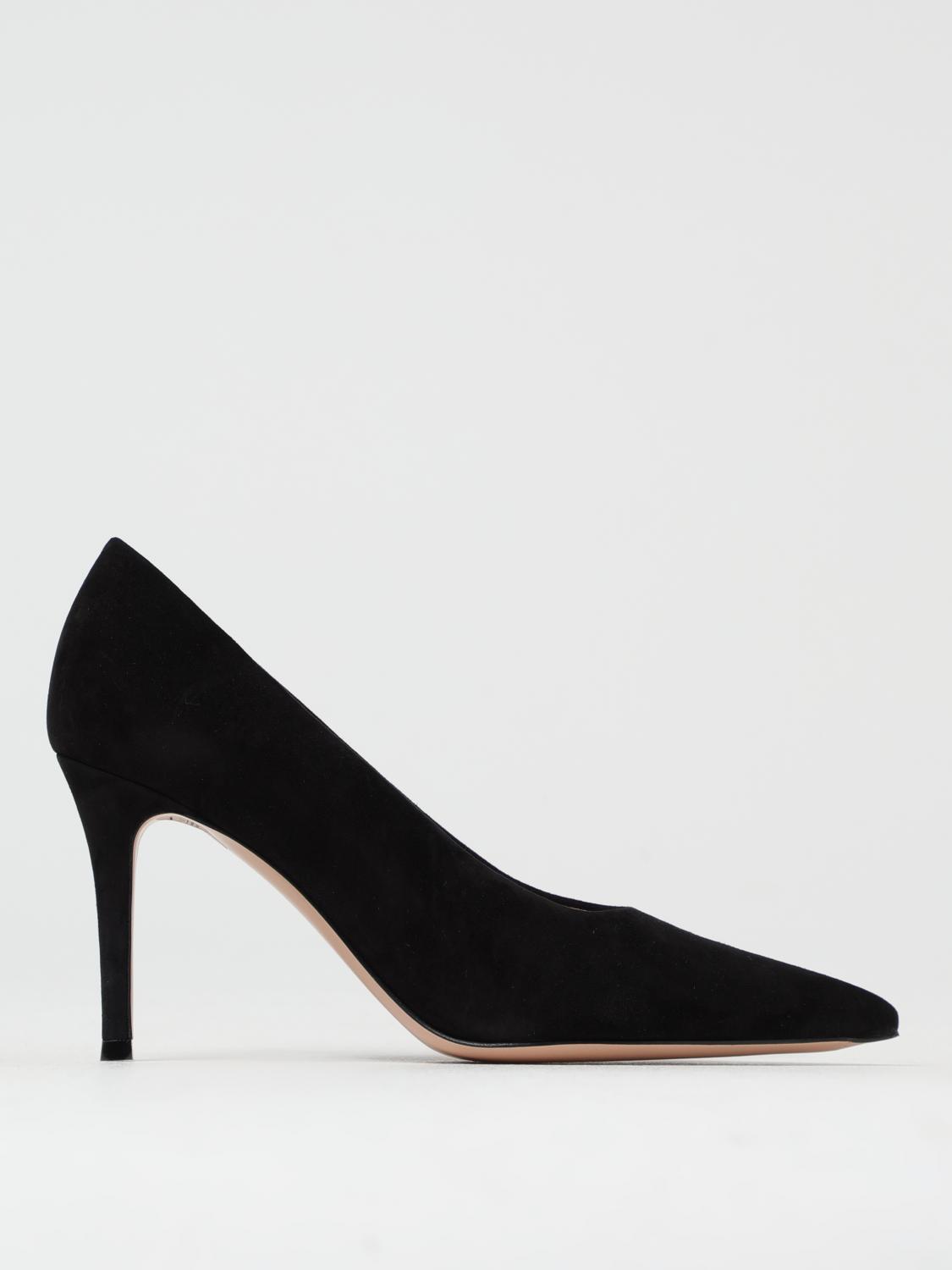 Gianvito Rossi Gianvito 105 Pointed Toe Pumps In Black Leather In Black