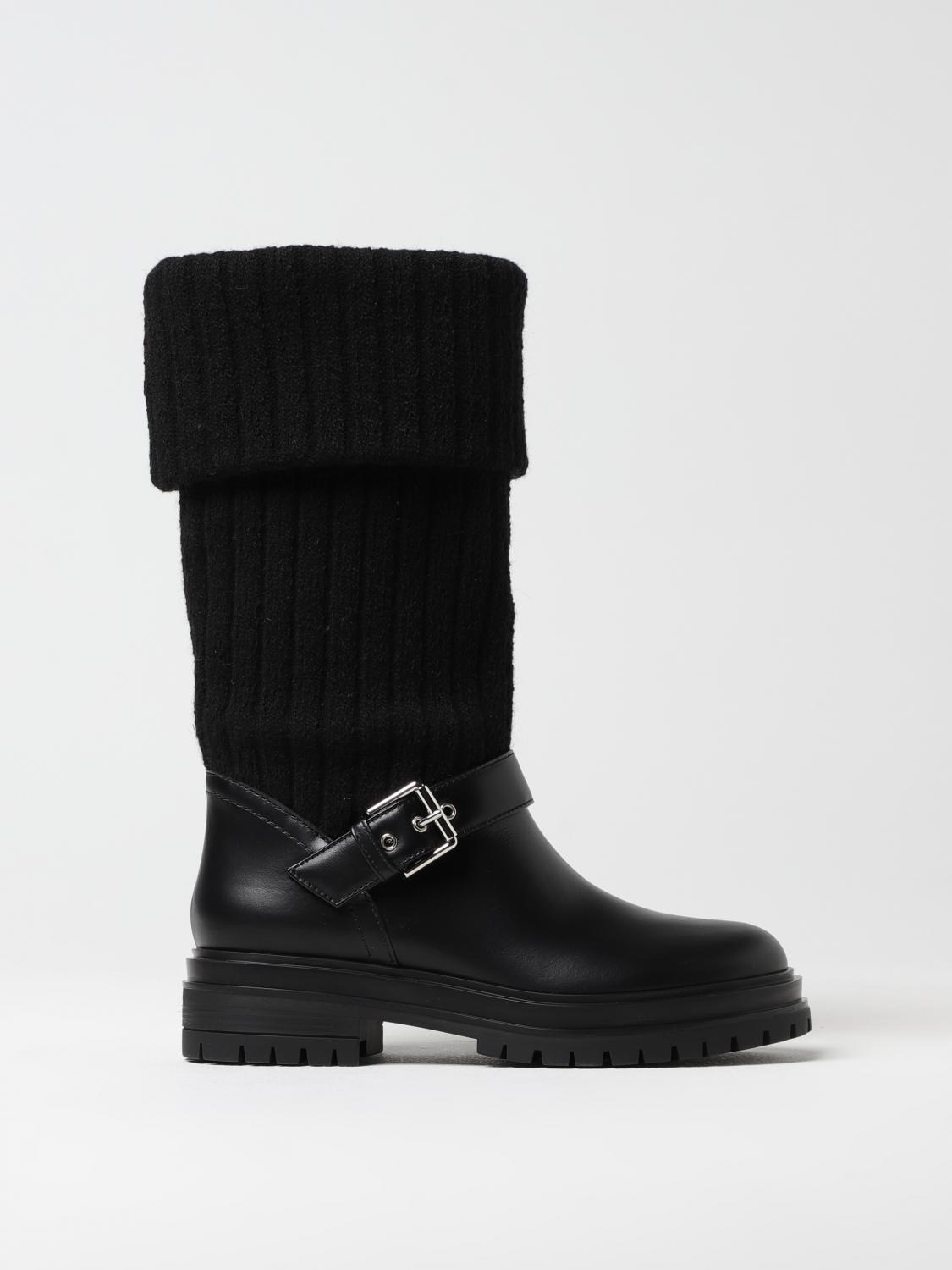 Shop Gianvito Rossi Boots Woman Color Black