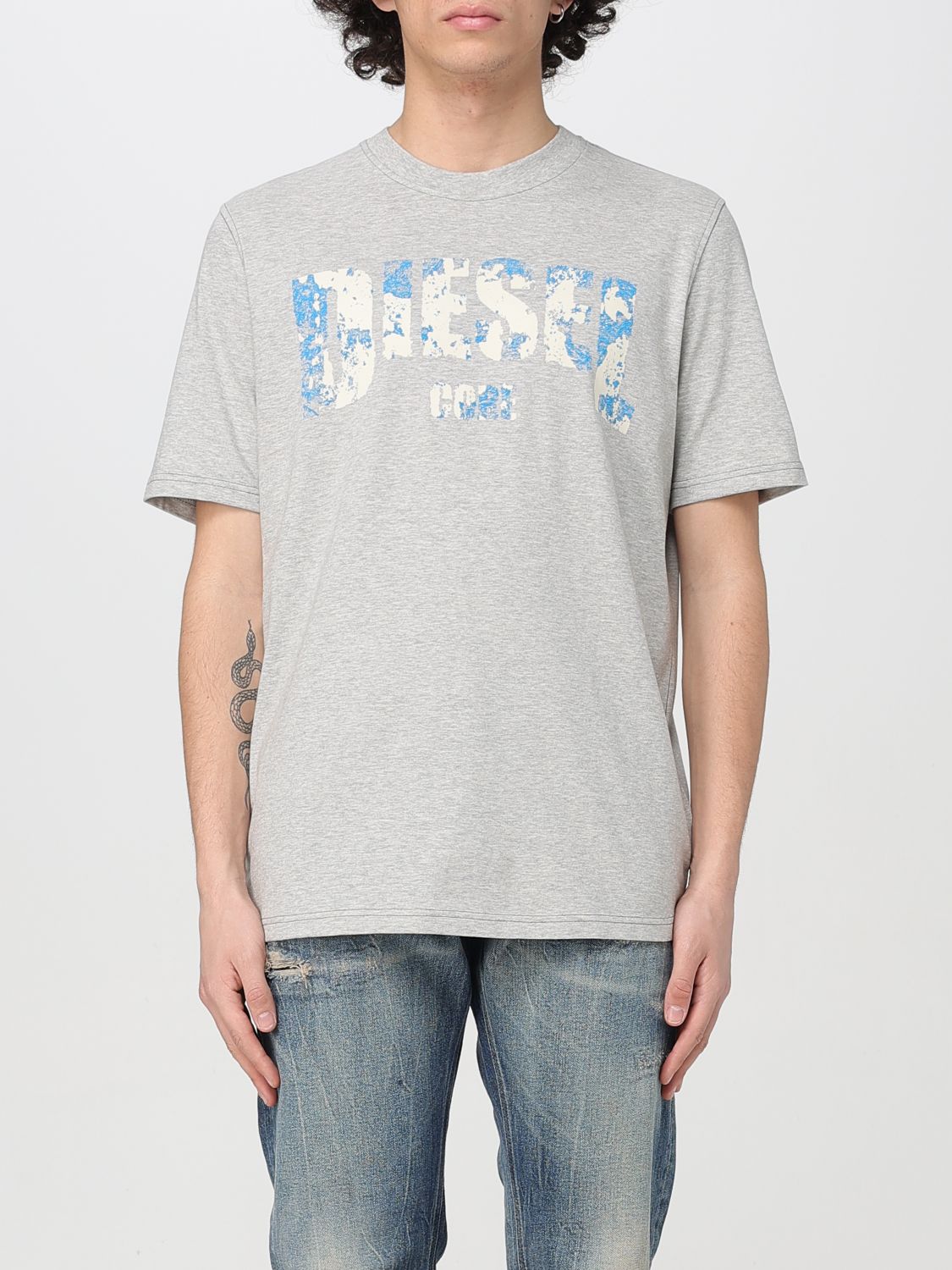 Diesel T-adjust R25 T Shirt In Grey