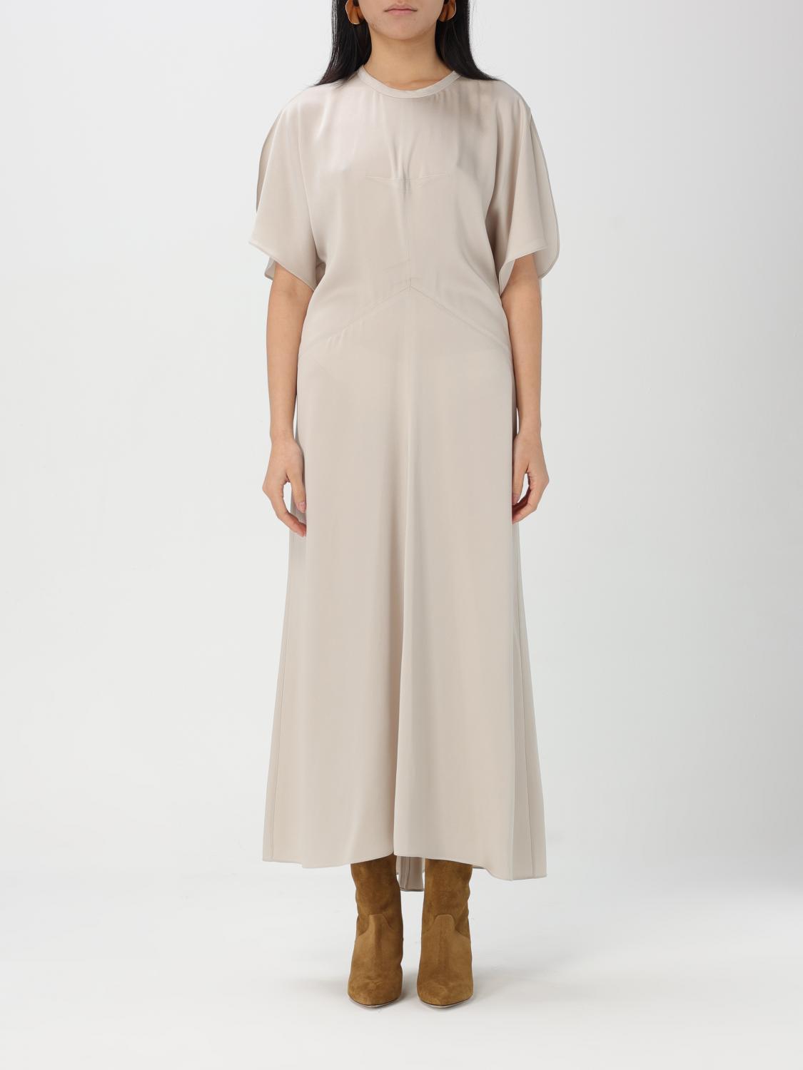 Isabel Marant Keany Midi Dress Flutter Sleeves In White