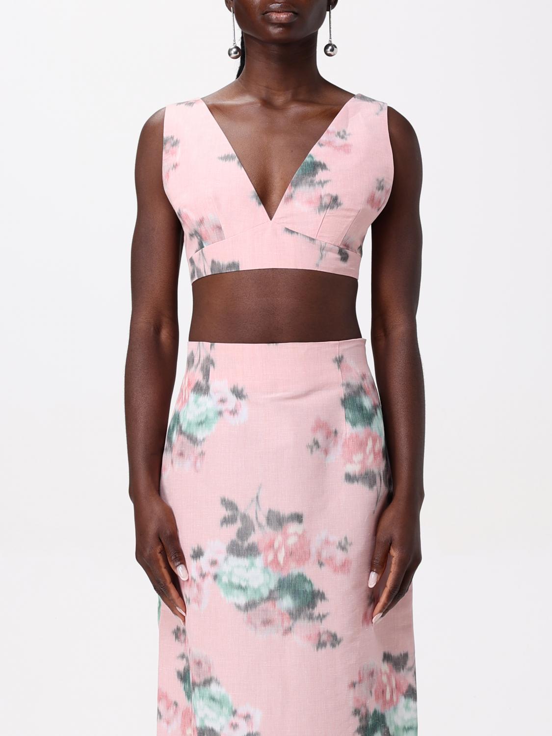 Philosophy Di Lorenzo Serafini Top Woman Color Pink In Pink
