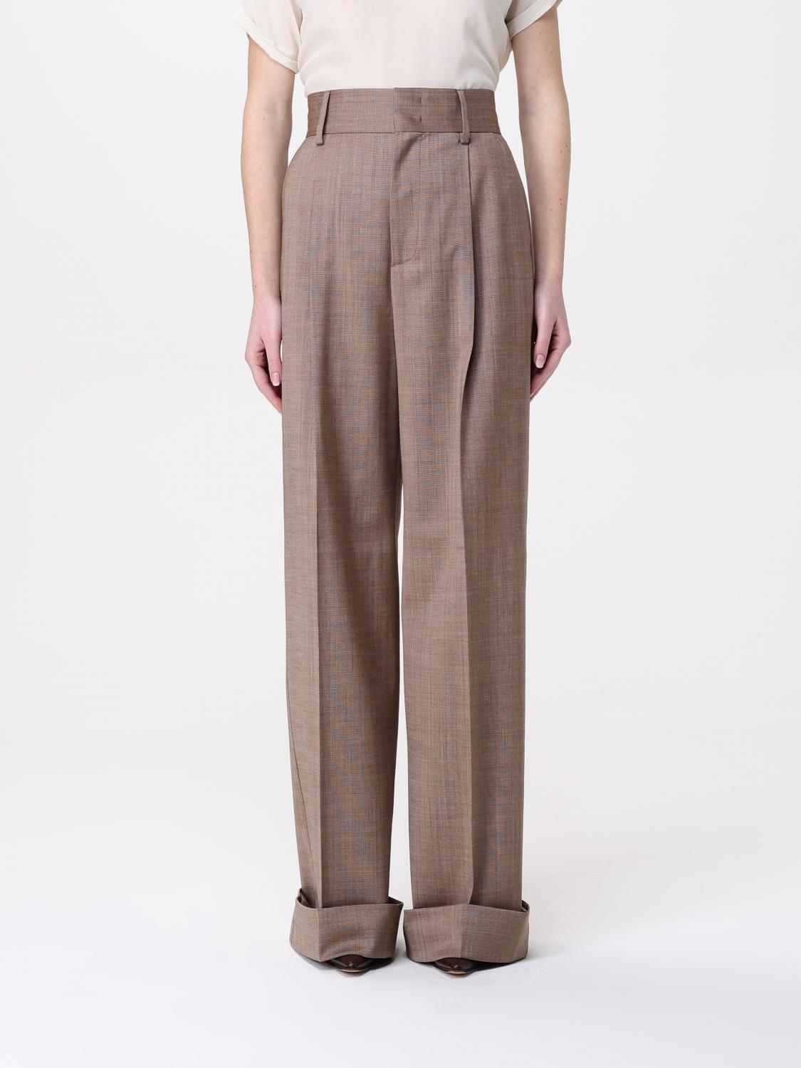 Philosophy Di Lorenzo Serafini Pants Woman Color Beige In Beige