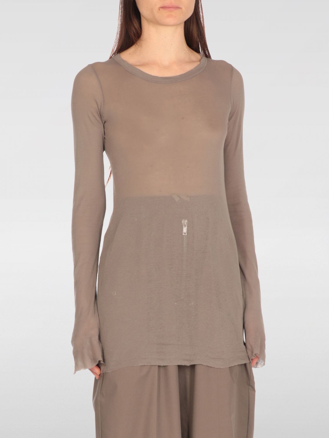 Rick Owens T-shirt  Woman Color Grey