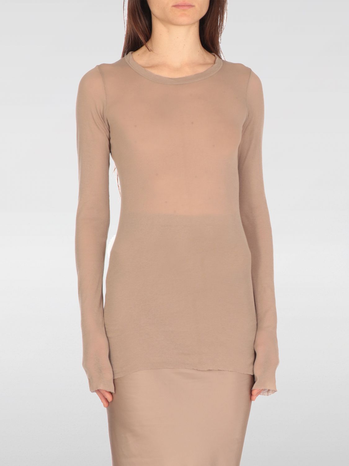 Rick Owens T-shirt  Woman Color Beige