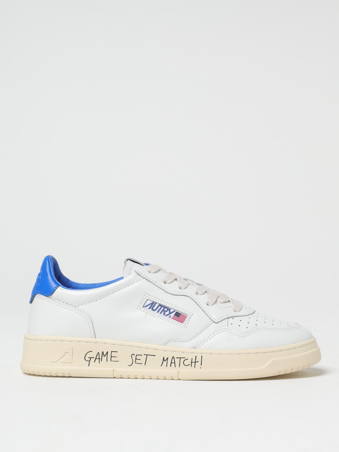Autry White Leather Medalist Sneakers In White