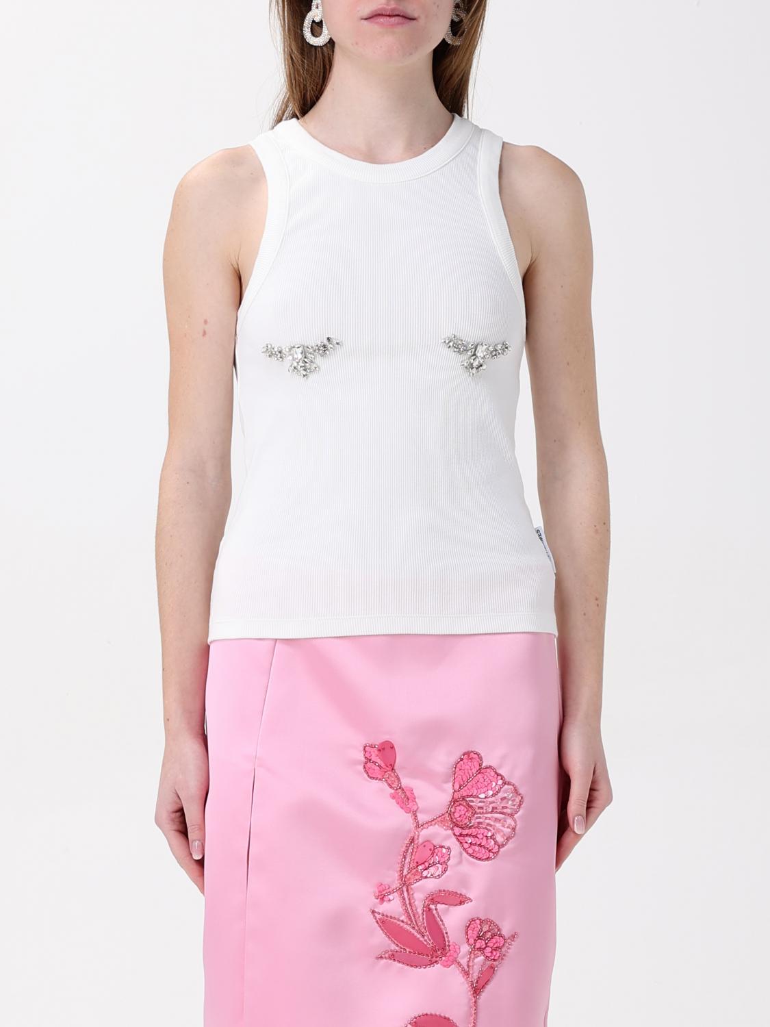 Des_phemmes Top Des Phemmes Woman Color White In White