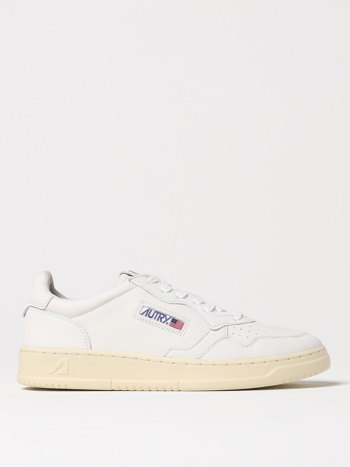 Autry Low-top Sneakers With Smooth Leather Upper And Perforated Detailing In White