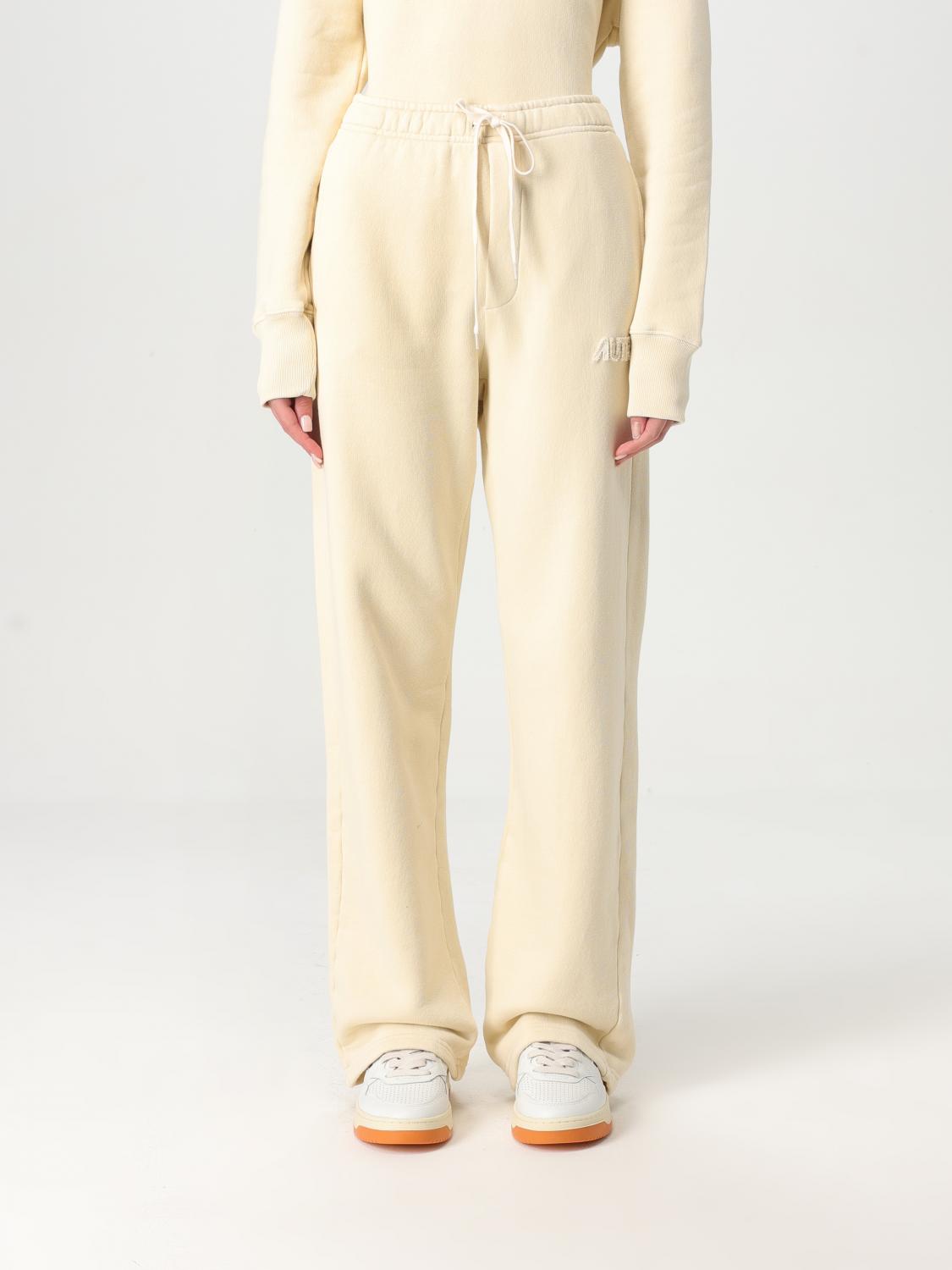 Autry Pants Woman Color Beige In Beige