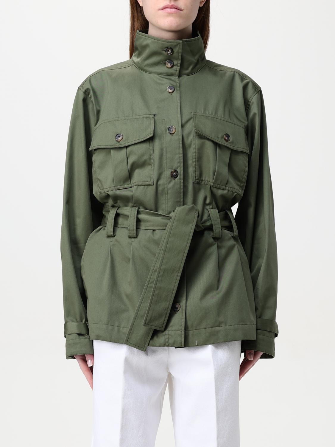 Apc Jacket A.p.c. Woman Color Military In Military