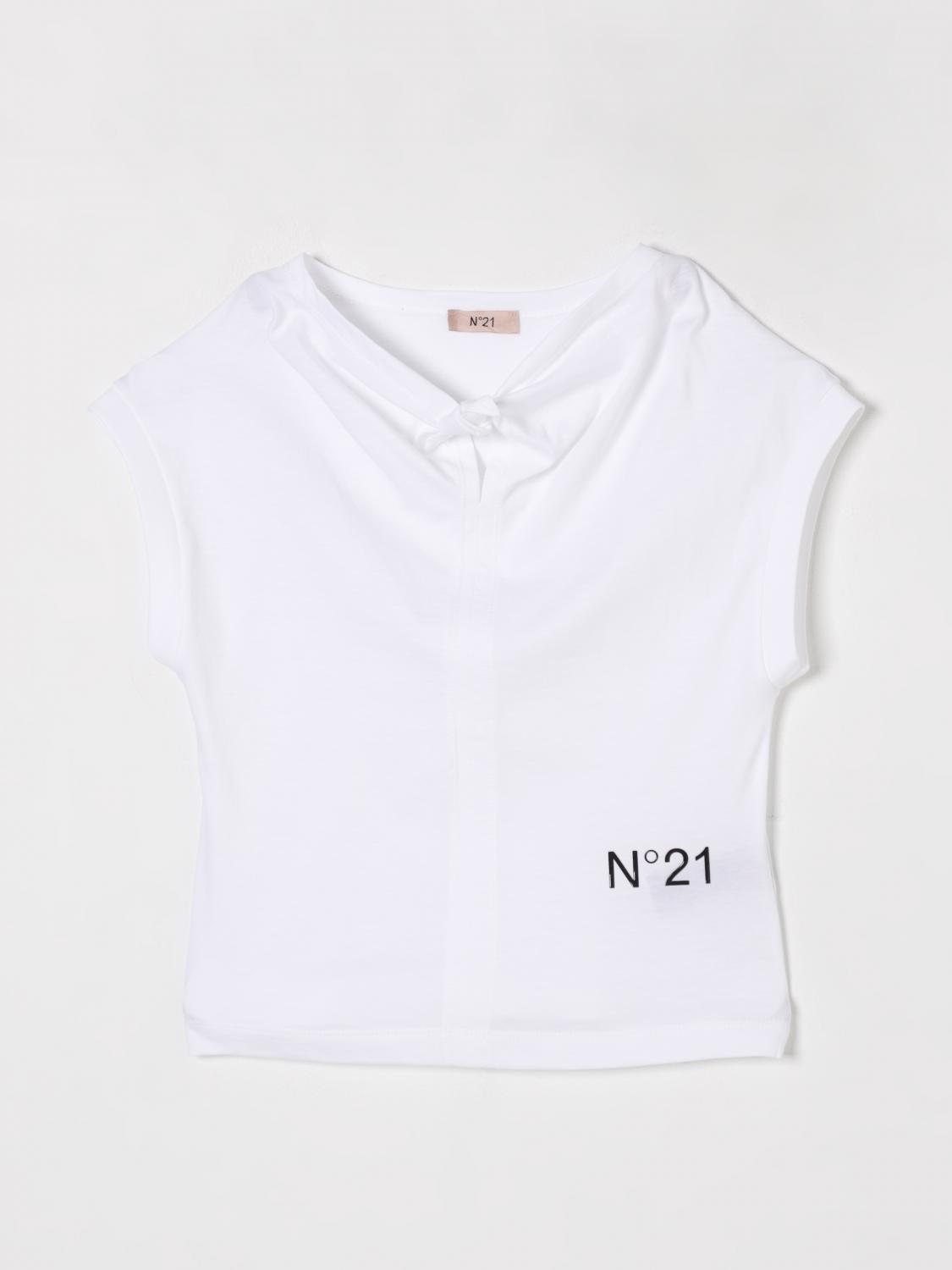 N°21 T-shirt N° 21 Kids Color White In White