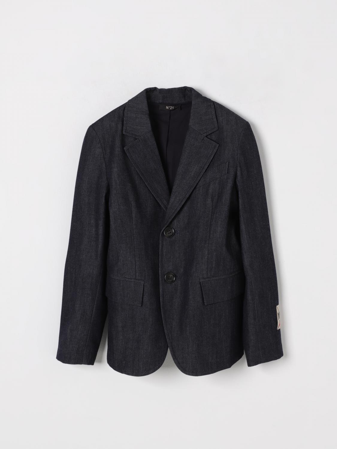 N°21 Blazer N° 21 Kids Color Denim In Denim