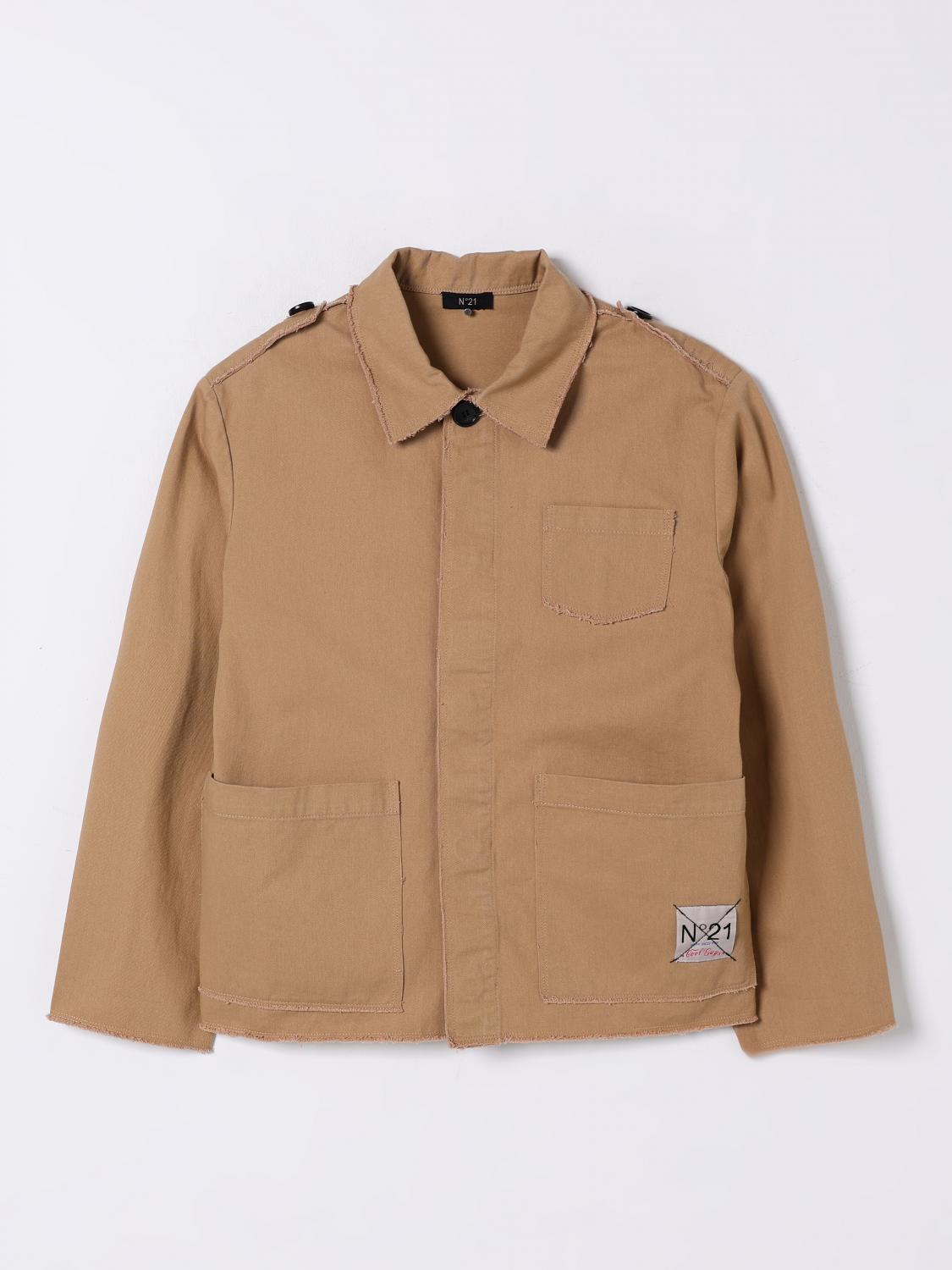 N°21 Jacket N° 21 Kids Color Sand In Sand