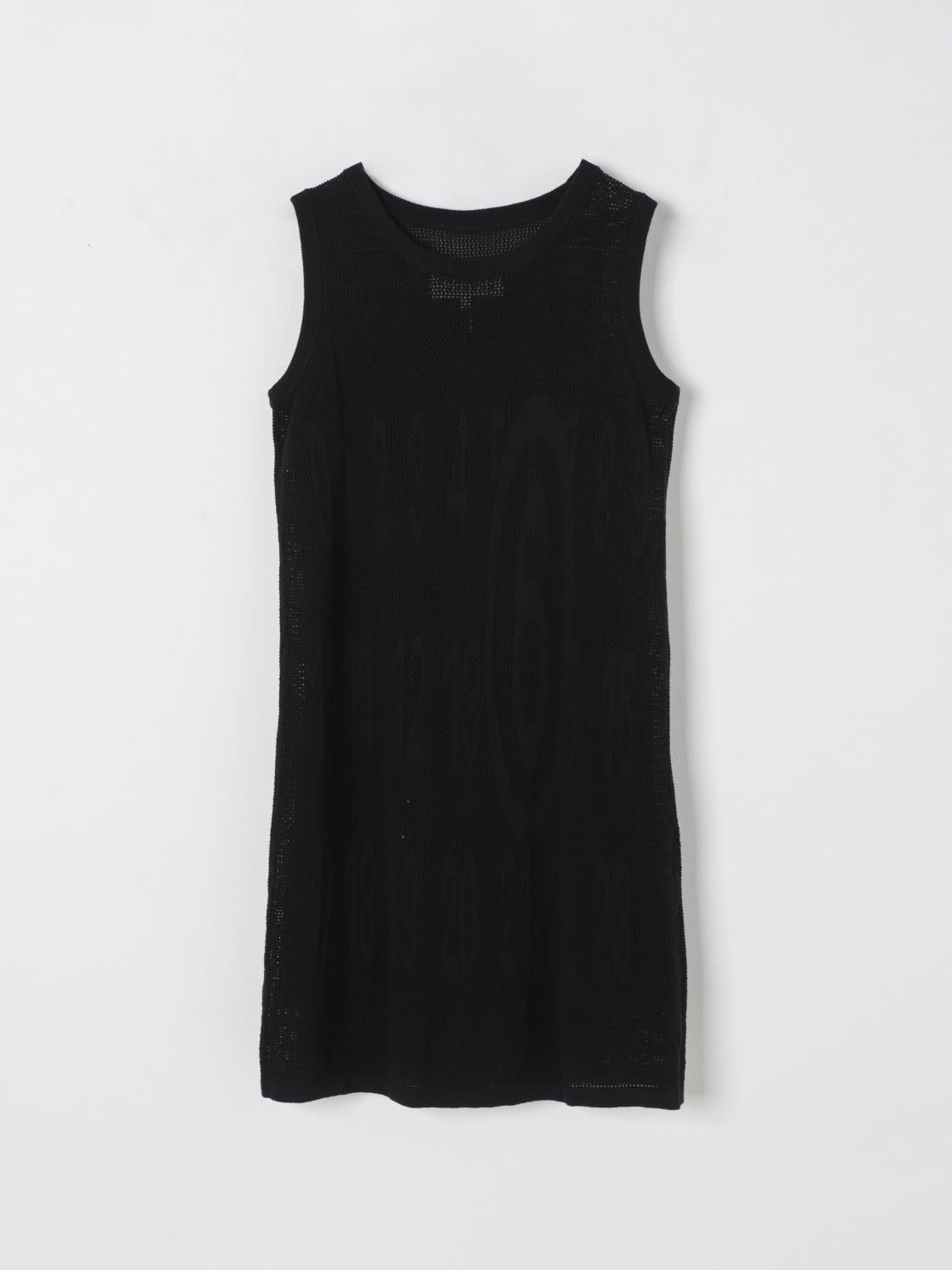 Mm6 Maison Margiela Mädchen Schwarz Dress Kids Color