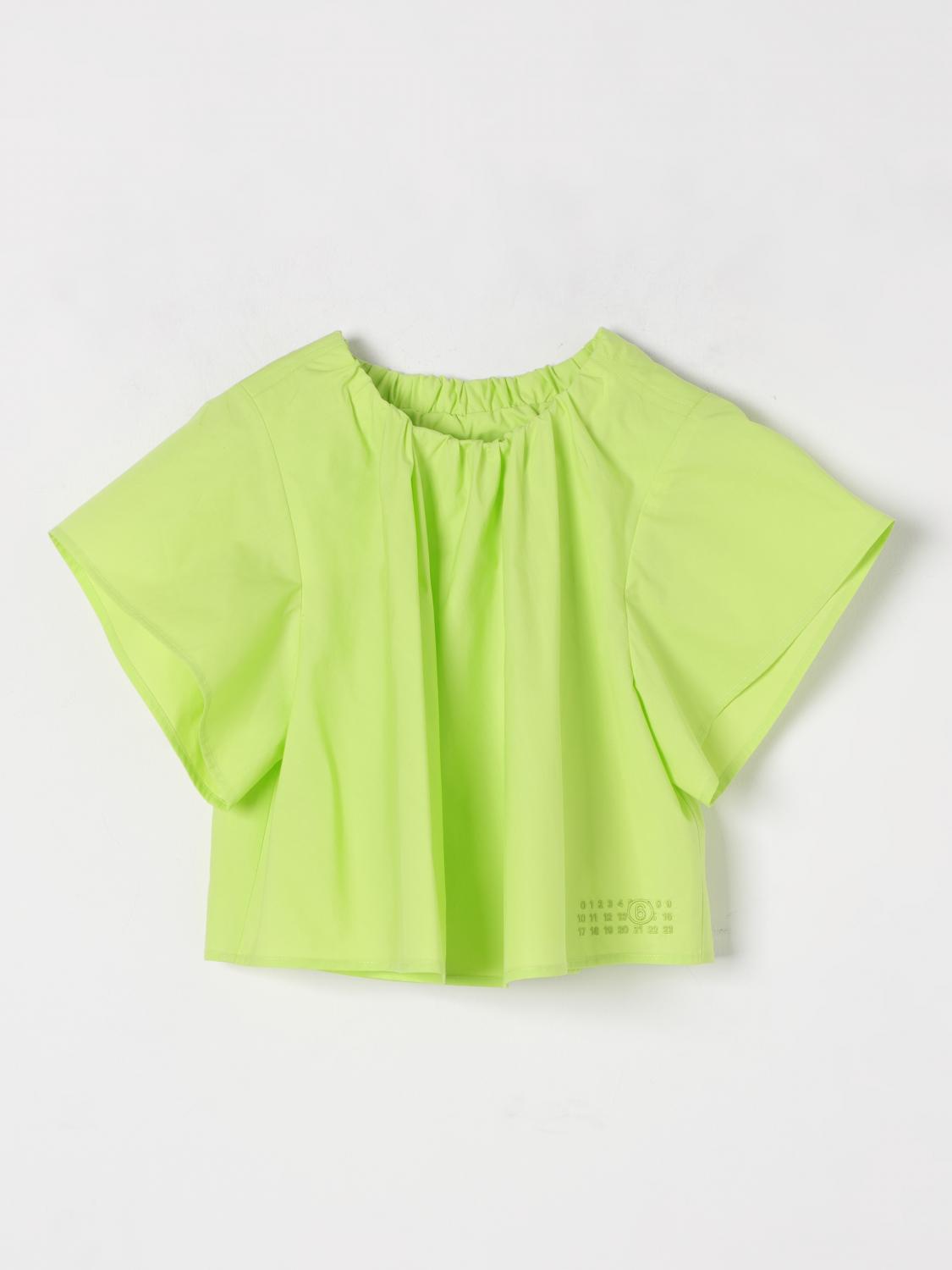 Mm6 Maison Margiela Shirt  Kids Color Green In Green