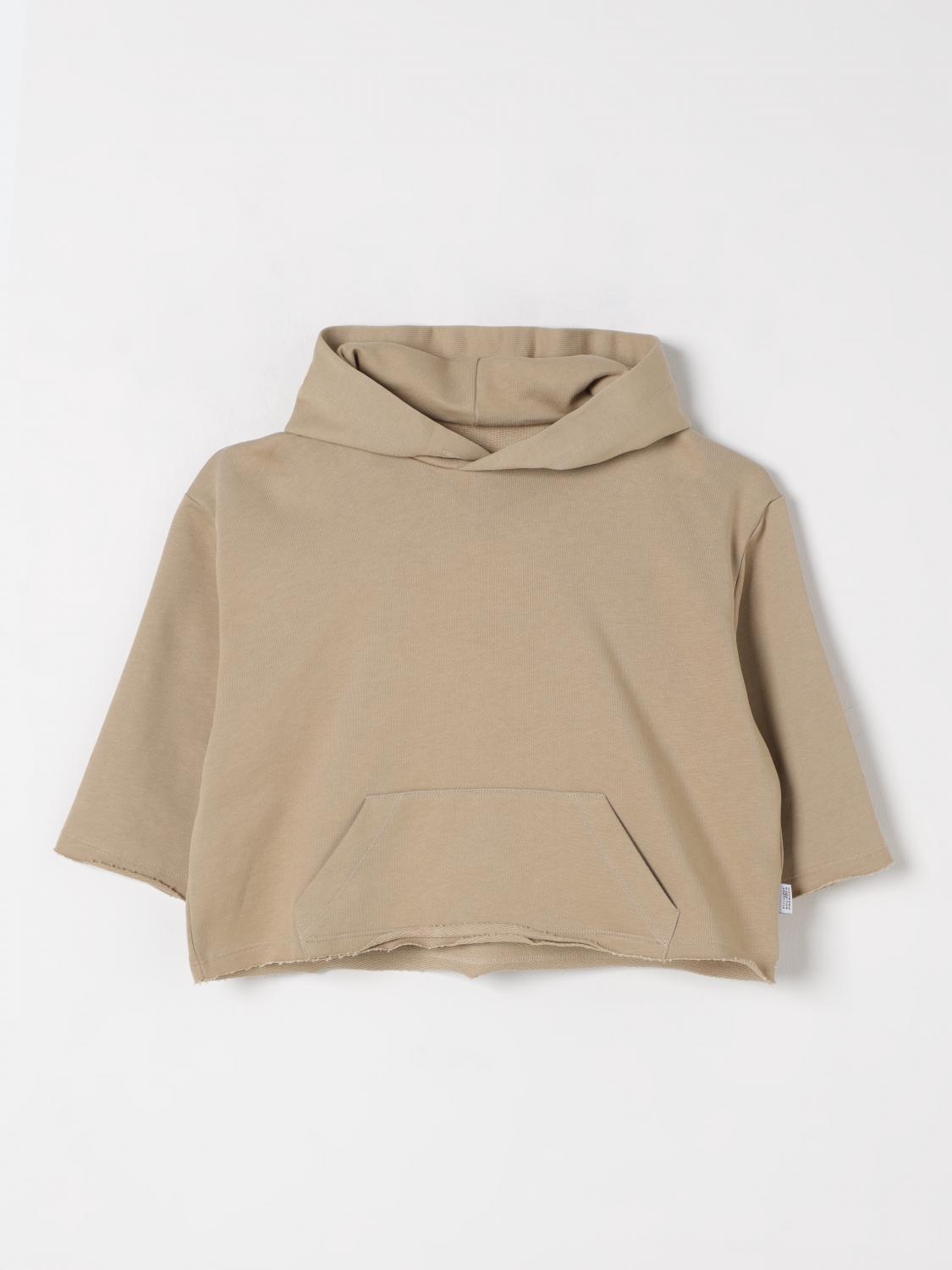 Mm6 Maison Margiela Sweater Kids Color Beige In Beige
