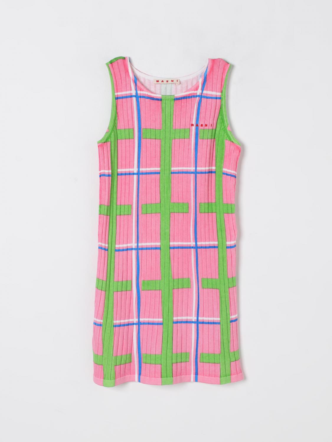 Marni Dress Kids Color Coral In Coral