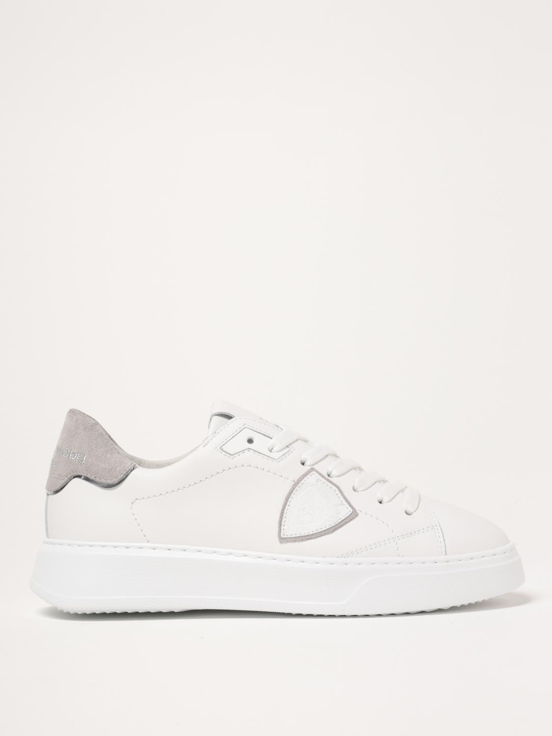 Philippe Model Temple Sneakers White In White