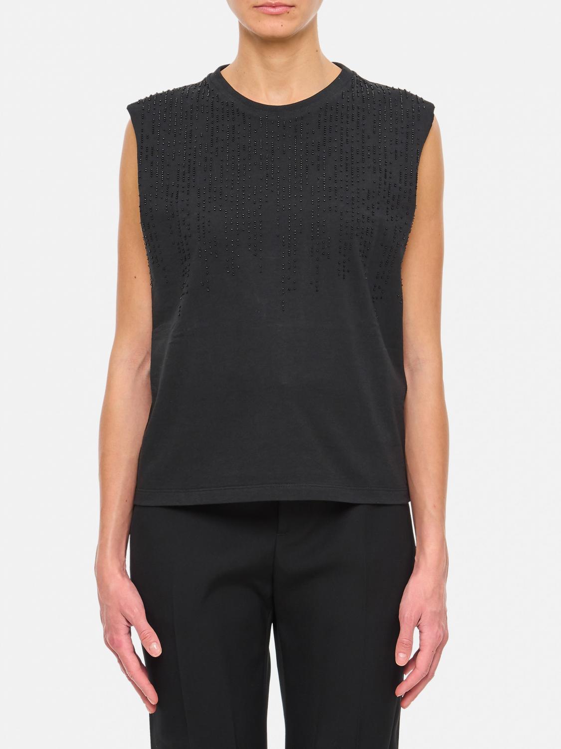 Golden Goose Sleeveless Top With In Black