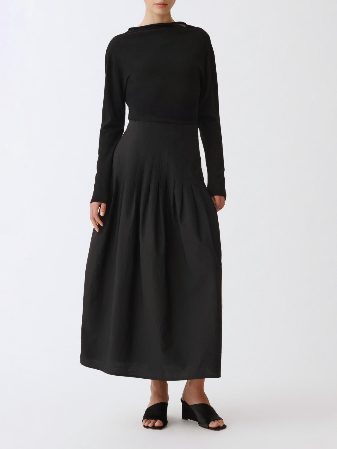 Shop Fabiana Filippi Dress Woman Color Black