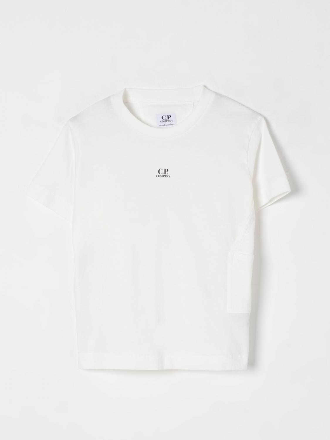 Shop C.p. Company T-shirt C. P. Company Kids Color White