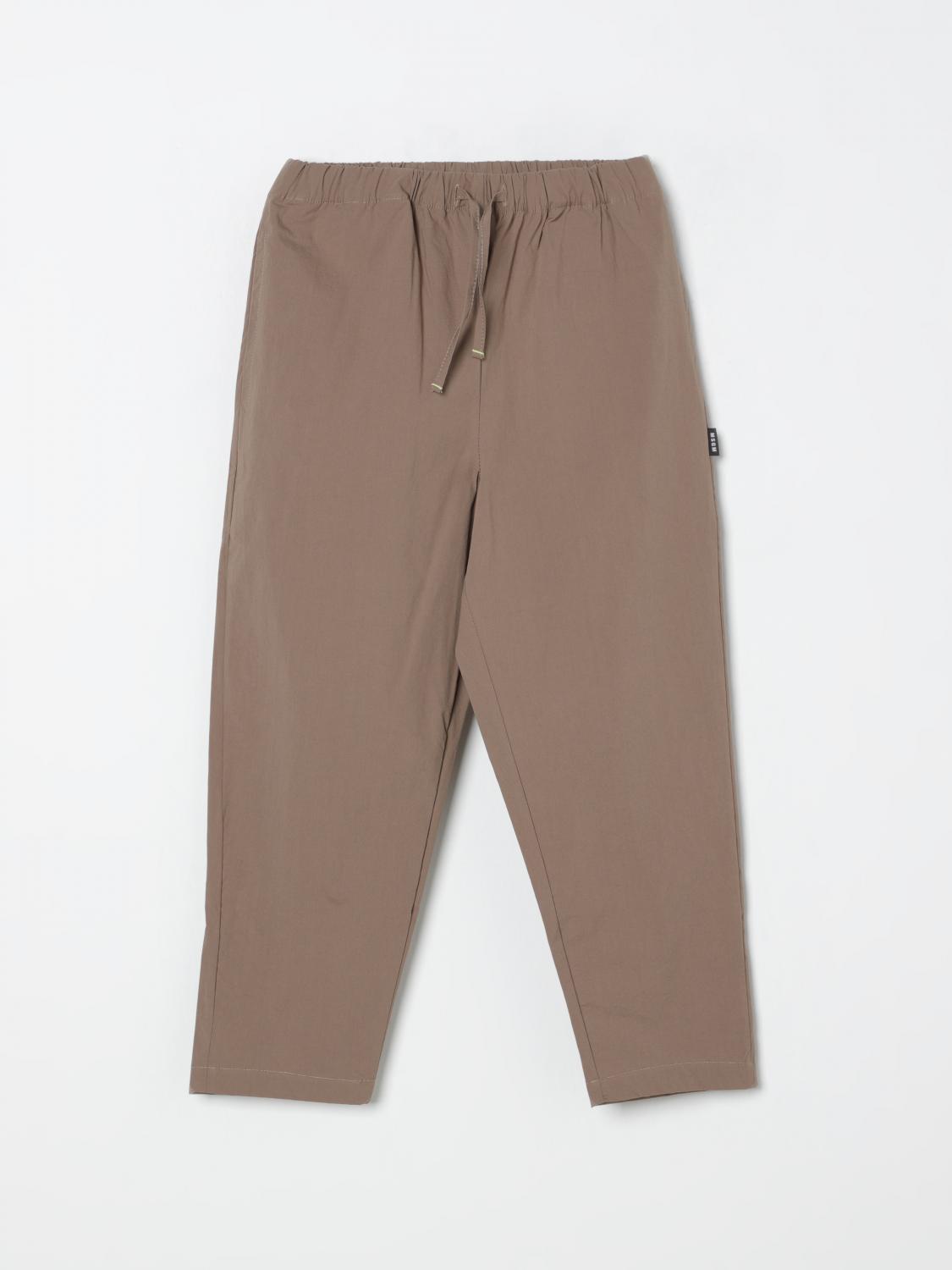 Msgm Pants Kids Kids Color Brown In Brown