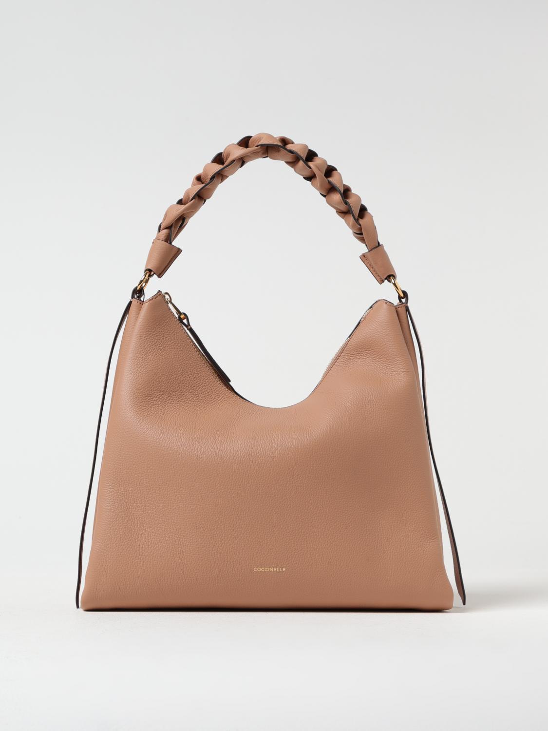 Shop Coccinelle Shoulder Bag Woman Color Brown