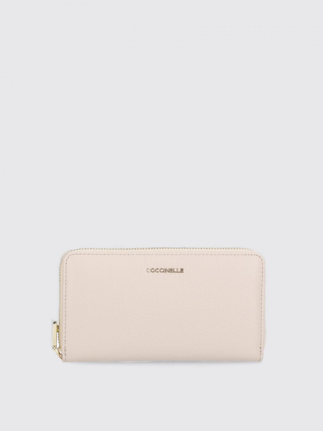 Coccinelle Metallic Soft Wallet In Pink