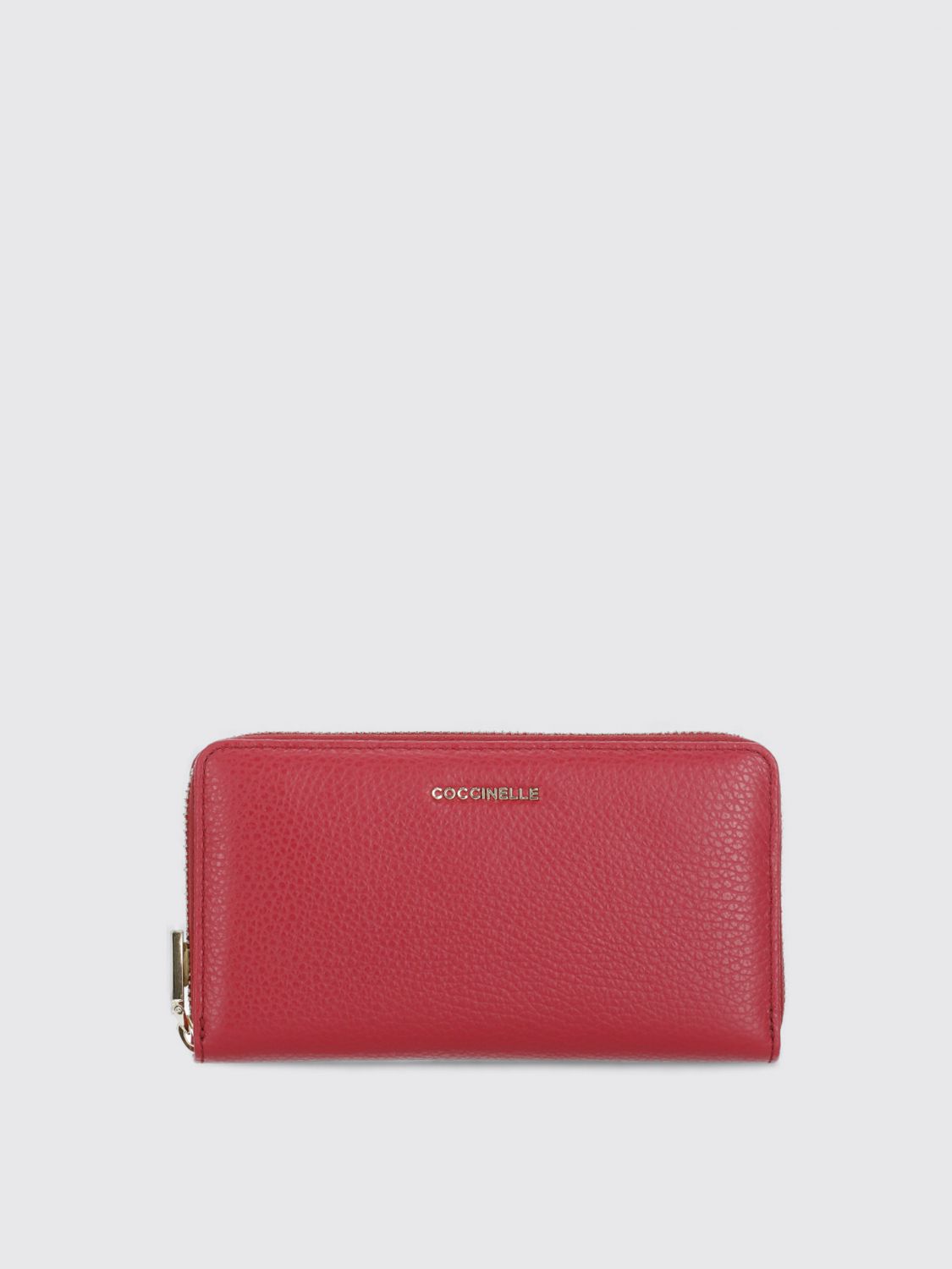 Coccinelle Soft Wallet In Burgundy