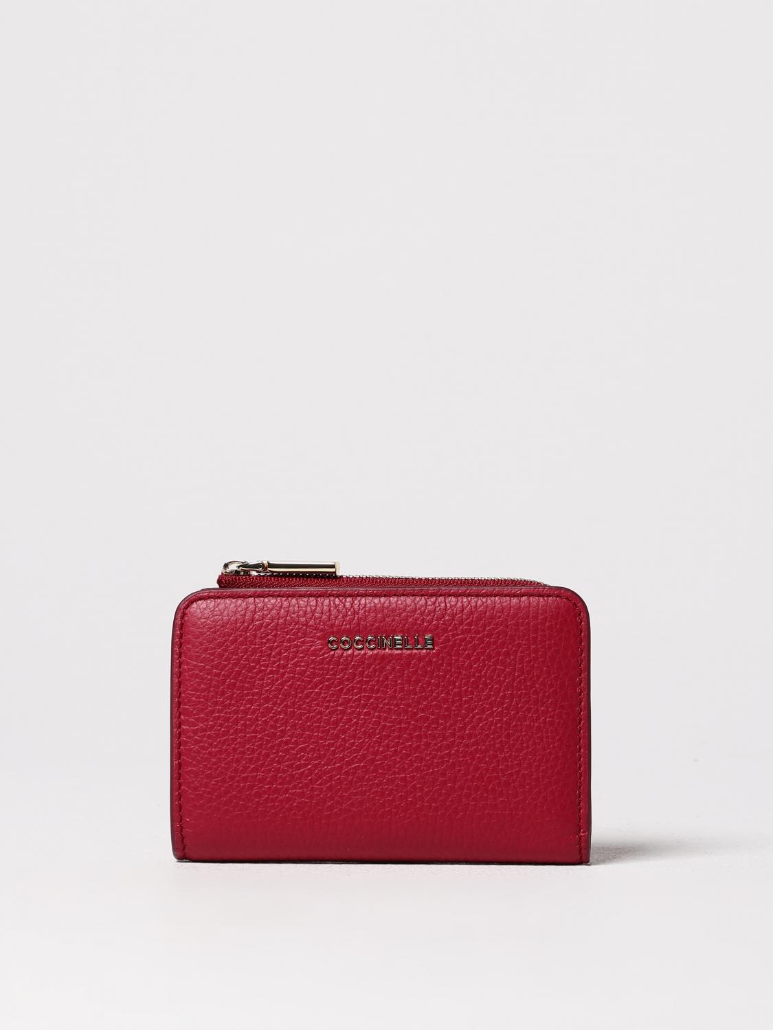 Coccinelle Wallet Woman Color Wine In Wine