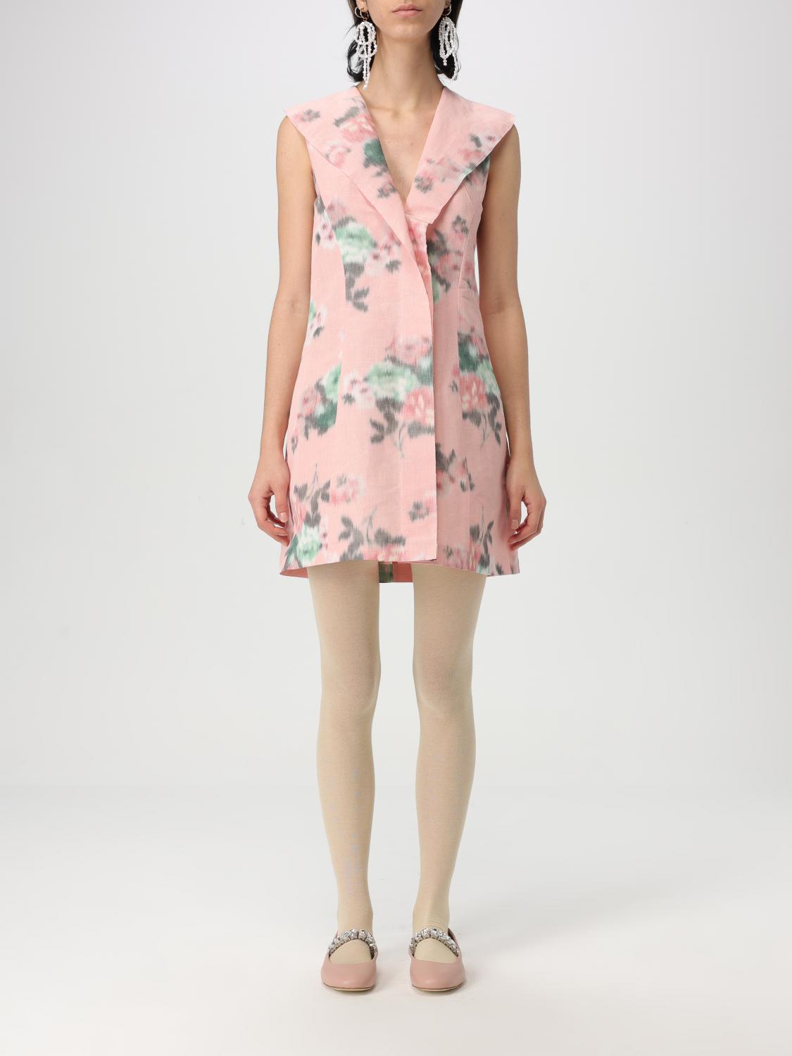 Shop Philosophy Di Lorenzo Serafini Dress Woman Color Pink