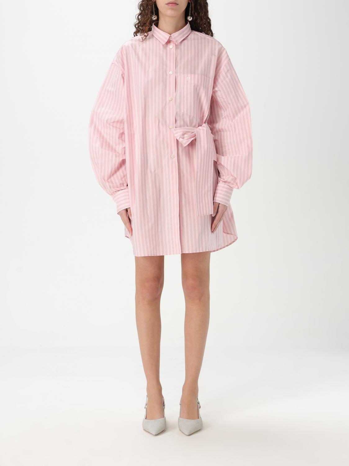 Shop Philosophy Di Lorenzo Serafini Dress Woman Color Pink