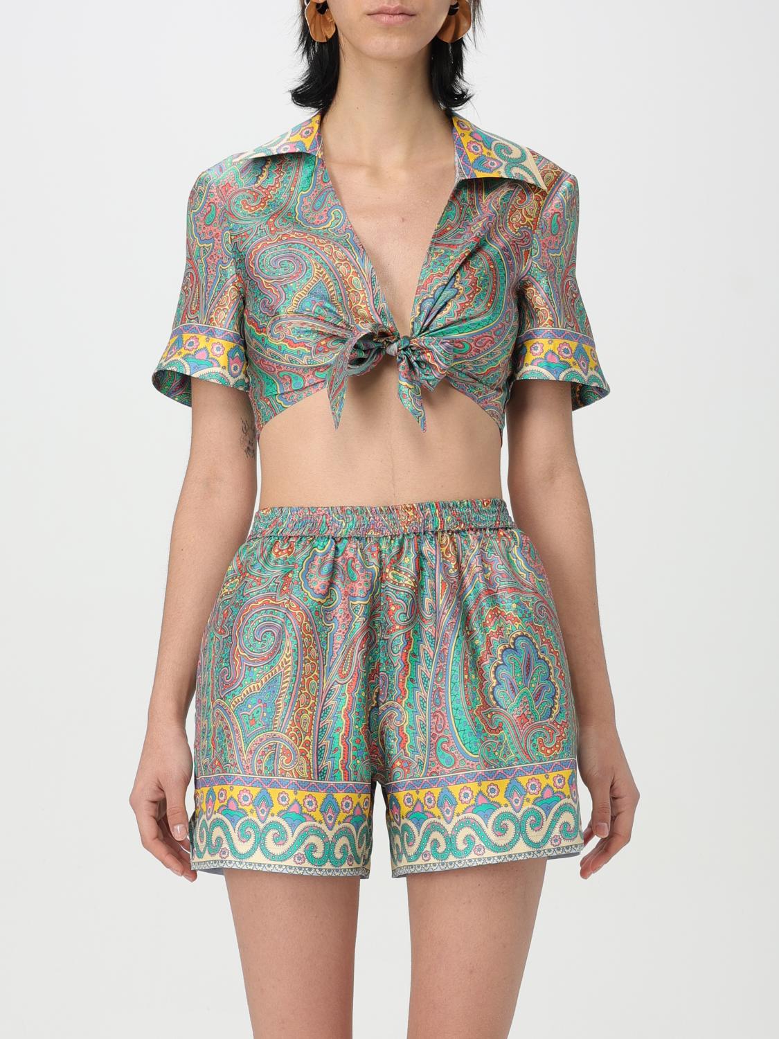 Etro Paisley Shirt In Multicolor
