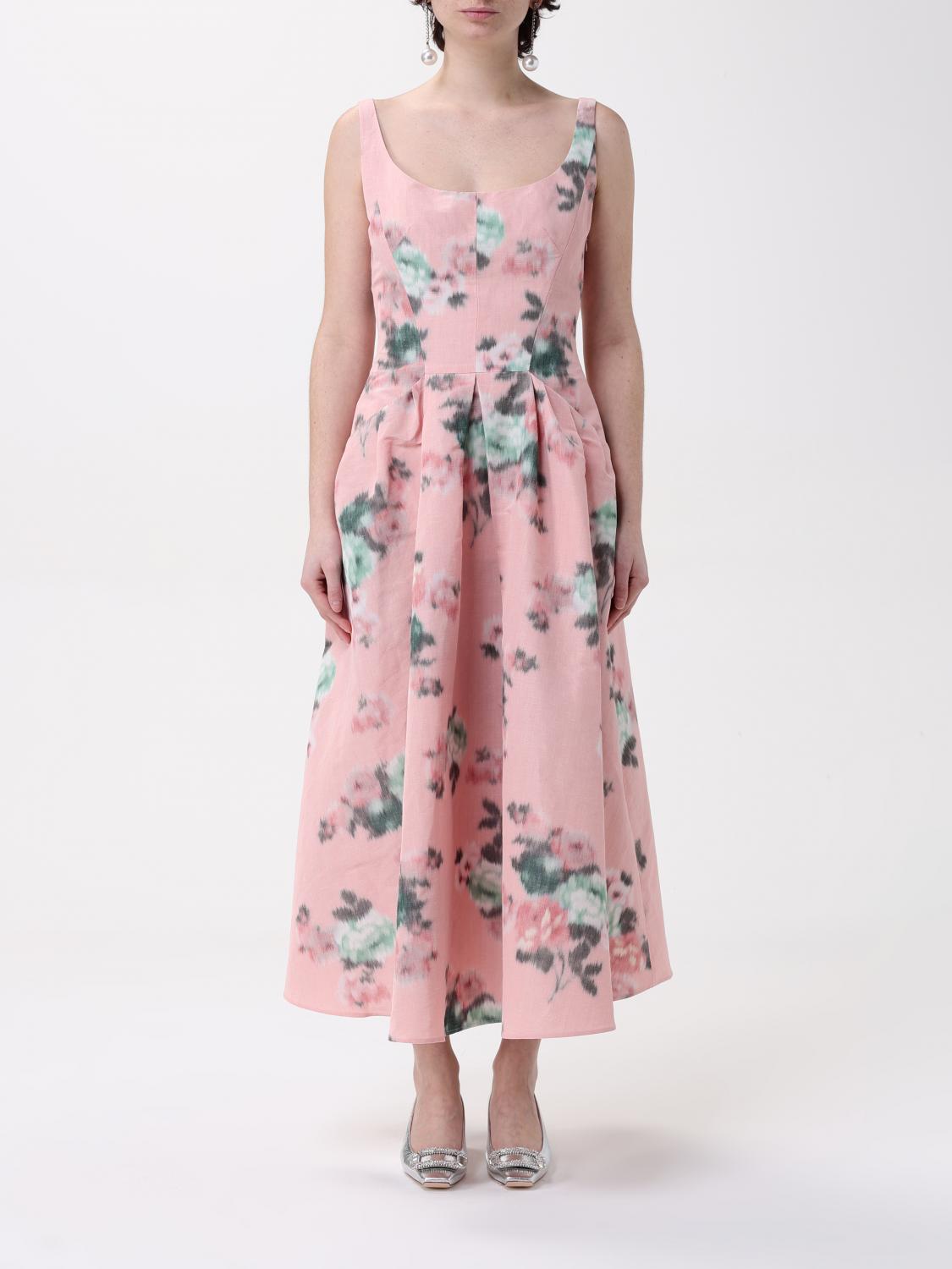 Shop Philosophy Di Lorenzo Serafini Dress Woman Color Multicolor