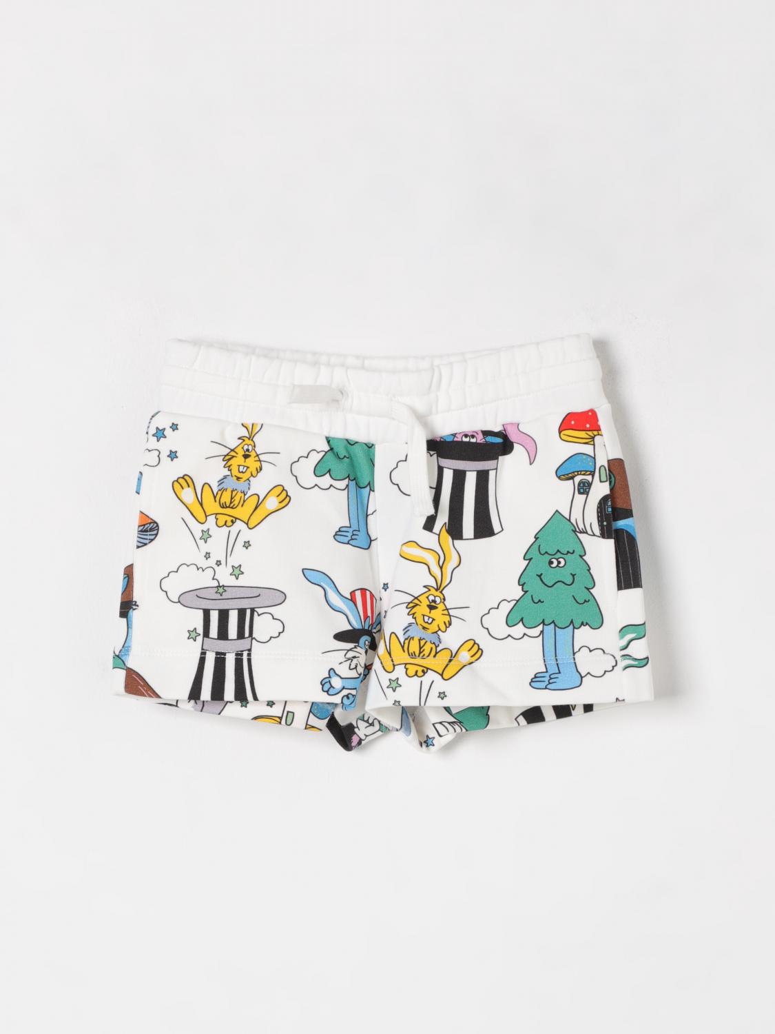 Stella Mccartney Shorts Kids Kids Color Ivory In Ivory