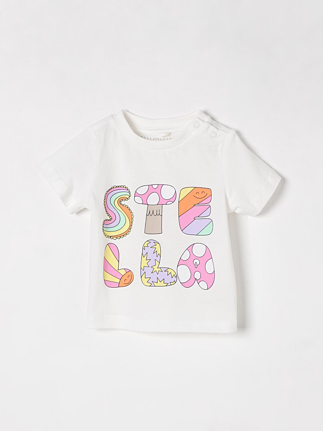 Stella Mccartney Printed Cotton Jersey T-shirt In White