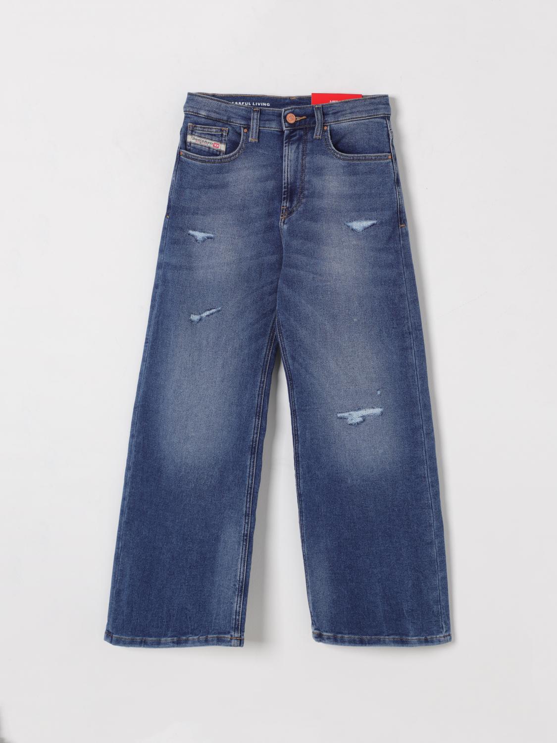 Diesel Jeans Kids Color Denim In Denim