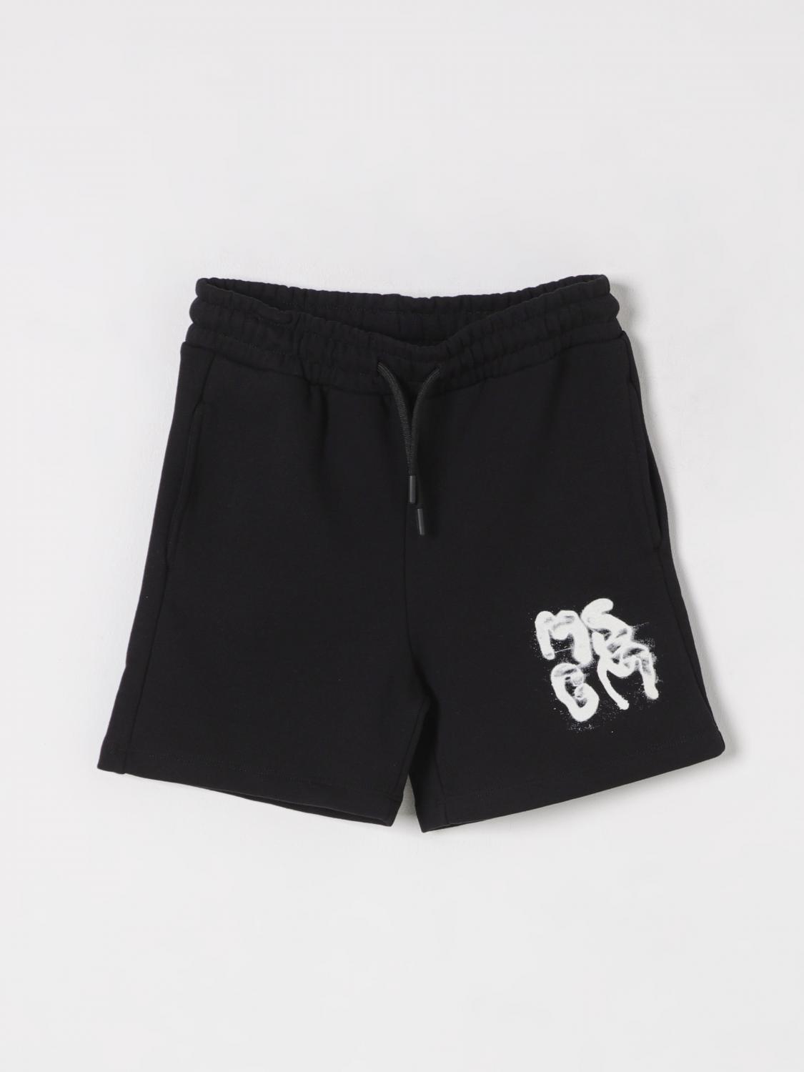 Msgm Shorts  Kids Kids Color Black In Black