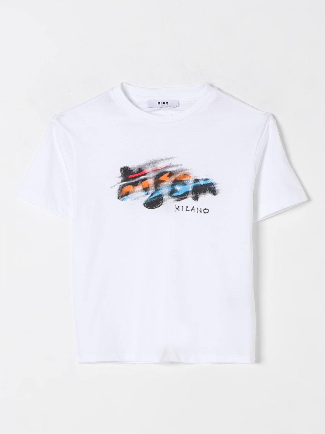 Msgm T-shirt Kids Kids Color White In White